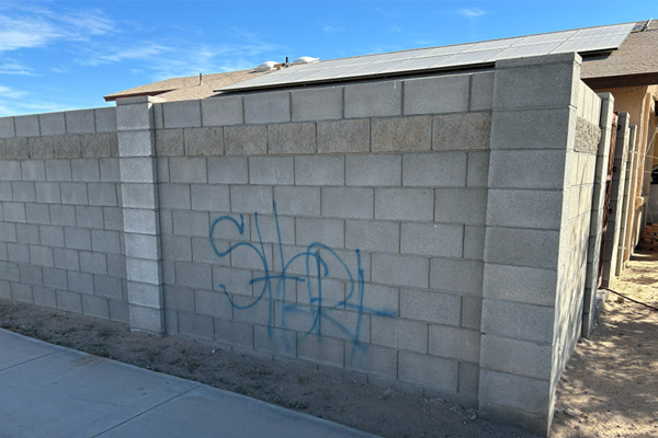 wall that has graffiti 